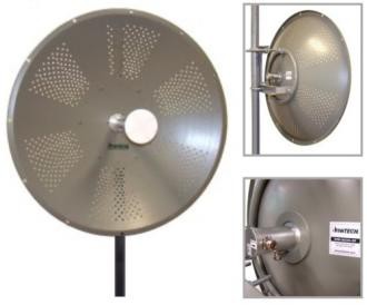 Antena 5Ghz Disco 32dbi Dupla Polarização